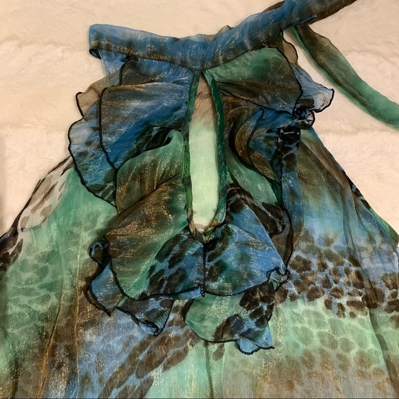 Halterneck Ruffle Top - Picture 8 of 16